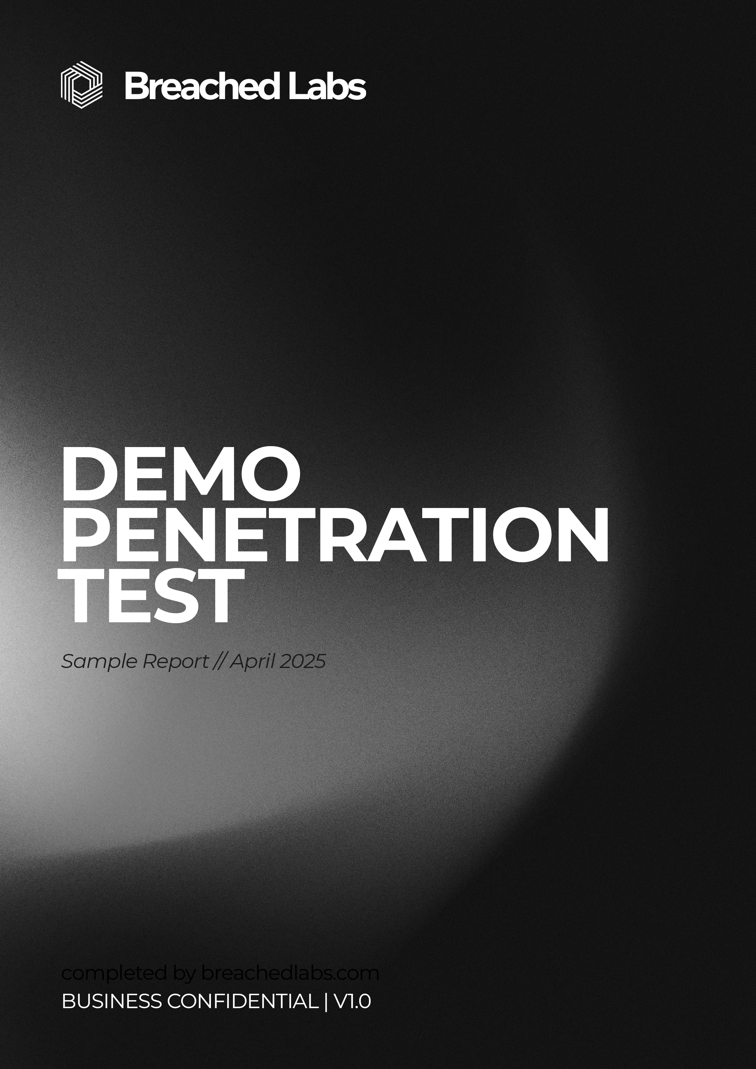 Sample Penetration Test Report